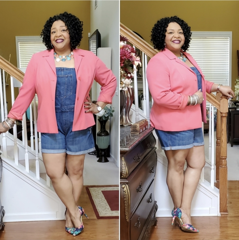 **SOLD**Denim Overall shorts